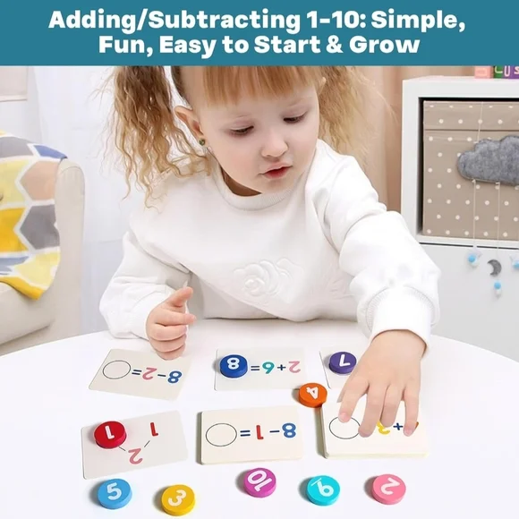 Digital Operation Math Card Set - Picture 4 of 6